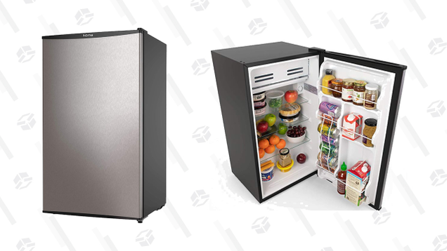 The hOmeLabs Mini Fridge is over three feet in height, so it provides plenty of room, but additionally has a small freezer.